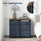Costway 6-Drawer Dresser Organizer Closet Storage Cabinet with Foldable Fabric Drawer